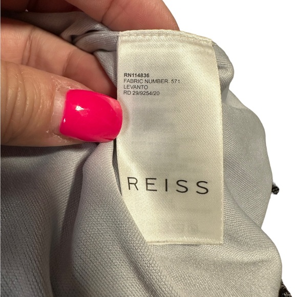 REISS Black Levanto dress in Sz 10. Completely lined. Very flattering fit. EUC - Picture 12 of 15